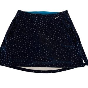 Nike Womens Navy pattern Athletic skirt size L